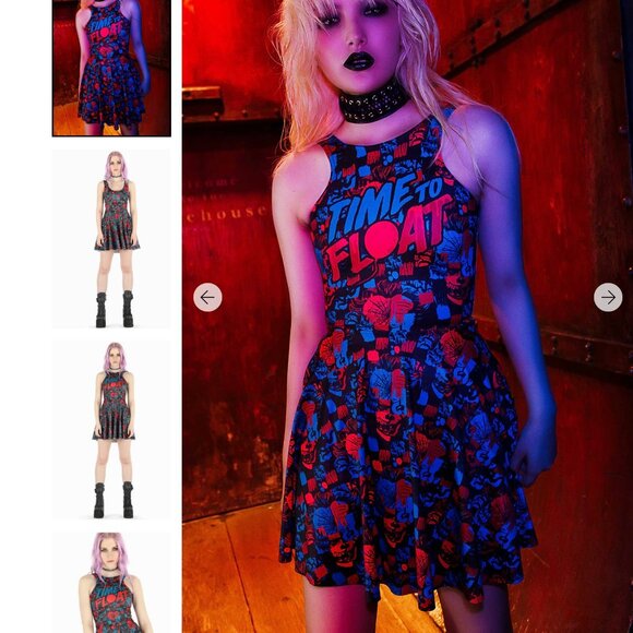 Blackmilk - Time To Float Reversible Skater Dress - Limited - Picture 3 of 11
